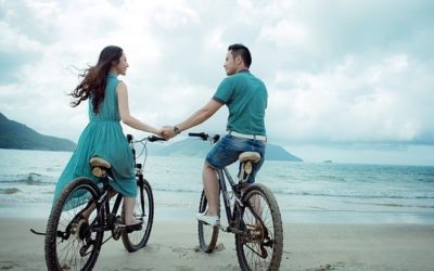 Faire du vélo en couple