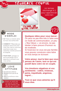 ecrire une lettre d'amour