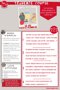 vie professionnelle et vie de couple