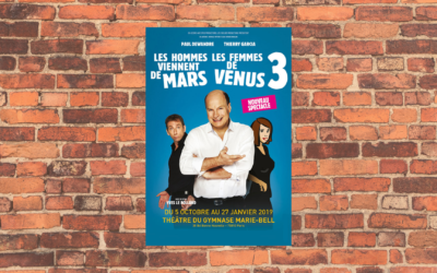 [Événement] Du rire au théâtre : Spectacle «Mars et Vénus 3»