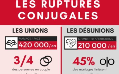 [INFOGRAPHIE] Les ruptures conjugales en France