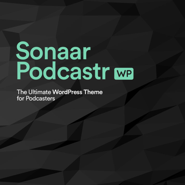 The Sonaar Podcaster WordPress Theme